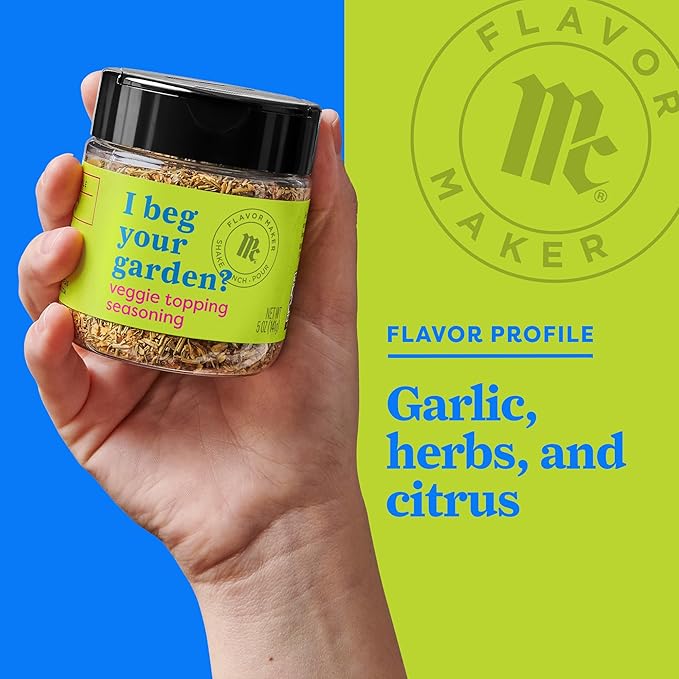 McCormick Veggie Topping Seasoning, Flavor Maker, 5 oz