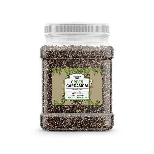Unpretentious Decorticated Green Cardamom, 4 Cups, Intensely Aromatic, Indian Cuisine