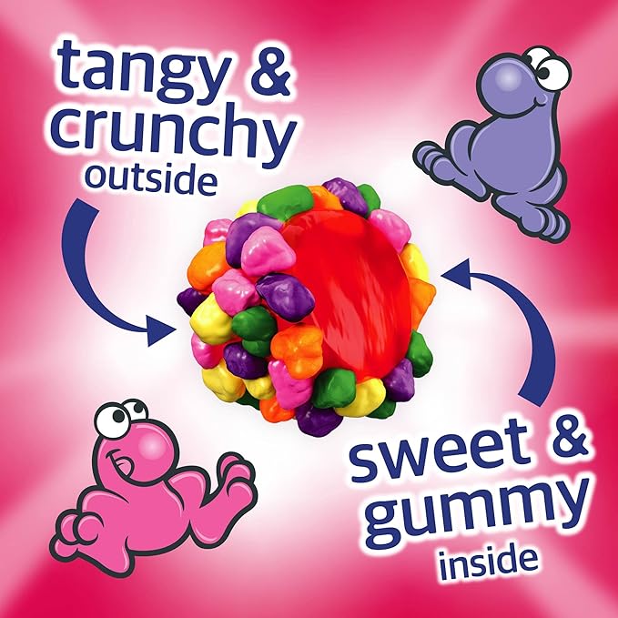 Nerds Gummy Clusters Candy, Rainbow, Resealable 8 Ounce Bag (Pack of 2)