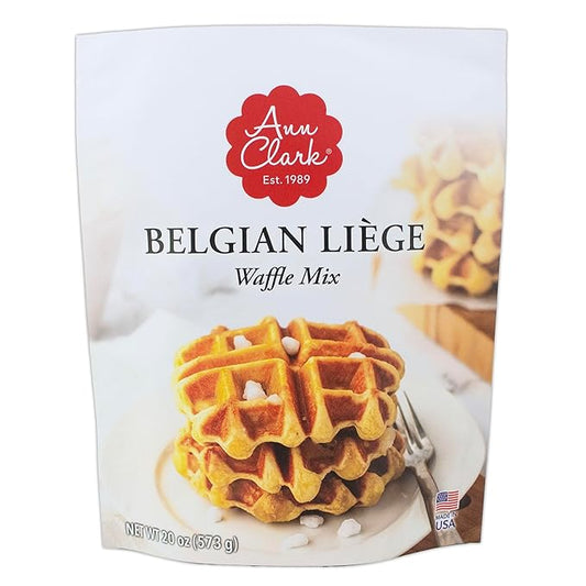 Ann Clark Belgian Li챔ge Sugar Waffle Mix with Authentic Pearl Sugar