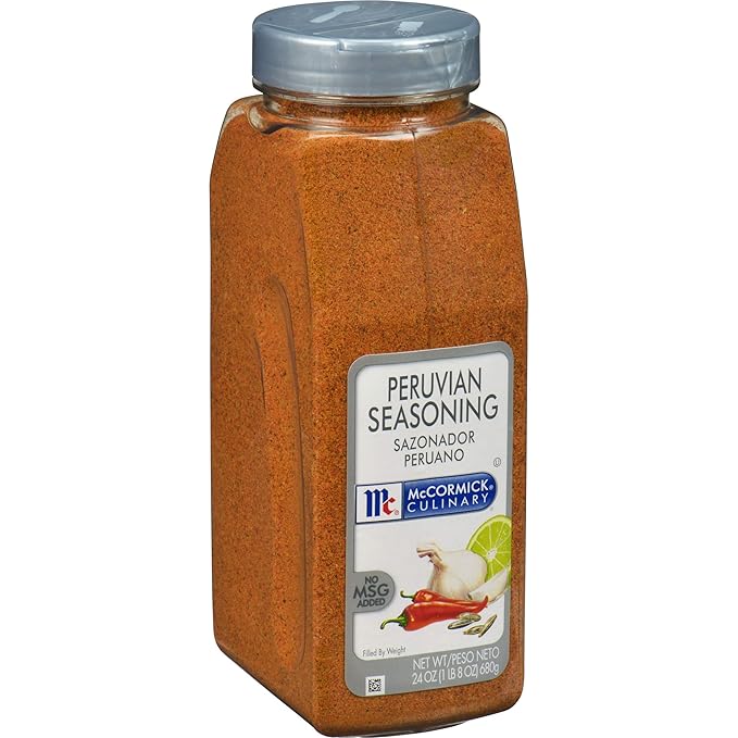McCormick Culinary Peruvian Seasoning, 24 oz - One 24 Ounce Container Peruvian Spices, Perfect for Seasoning on Lamb, Chicken Bowls, Plantains, Roasted Vegetables and More