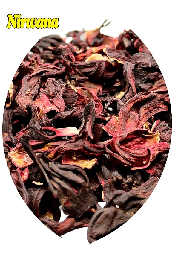 Premium Dried Hibiscus Flowers ??Whole Flower Petals for Herbal Infusions, Loose Leaf Blends, and Culinary Use ??Perfect with Dandelion Root, Raspberry Leaf, and More