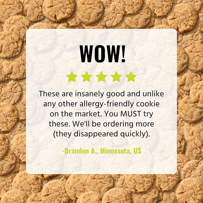 Every Body Eat Crunchy Cookie Bites, Gluten & Dairy Free, Vegan, School Lunch Snacks, (5.5 Ounce (Pack of 3), Ginger Cinnamon)