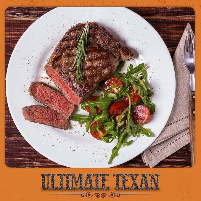 Fresh Finest Texas Smokehouse Steak Seasoning- Authentic Texan Seasoning, 7.05oz - Smoky, Kosher, All-Natural & Gluten-Free