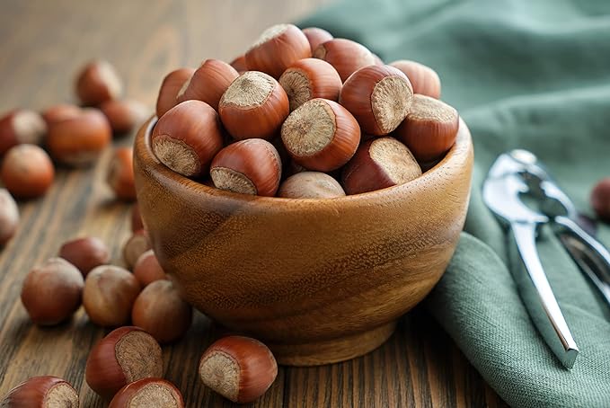 Raw In Shell Filberts/Hazelnuts (1 Lbs.) - Vegan & Keto Friendly - Super Crunchy & Delicious - Natural jumbo Oregon Filberts/Hazelnuts - Packed with Nutrients - Farm Fresh Nuts Brand