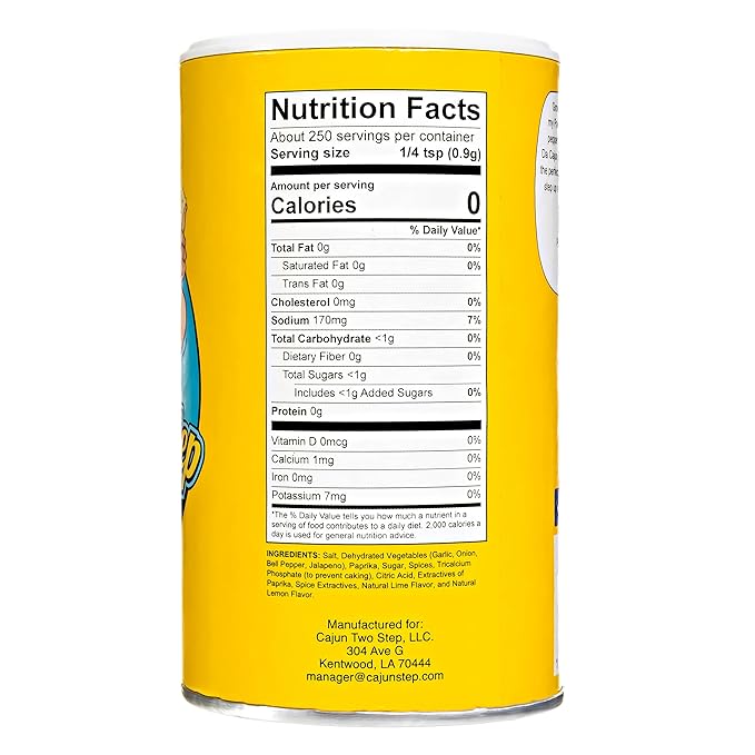 Cajun Two Step Seasoning by StaleKracker - 2 pck, Fire Seasoning for Authentic Creole Louisiana Cuisine (16 oz.)