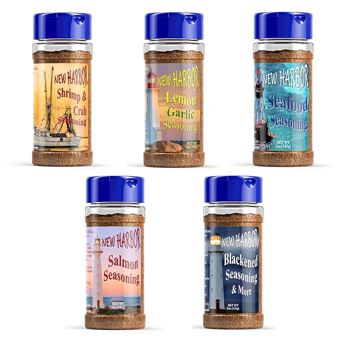 New Harbor Seasoning - Variety Pack | All Natural Seasoning | Perfect for Grilling and Gifting | Made in America |