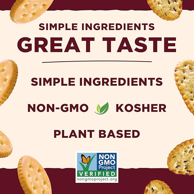 Back to Nature Cracked Black Pepper Whole Wheat Crackers - Dairy Free, Non-GMO, Made with Whole Grain Wheat & Sea Salt, Delicious & Quality Snacks, 8.5 Ounce
