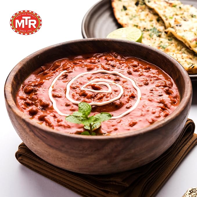 MTR - Minute Meals: Dal Makhani - Rich Black Lentil Curry - Authentic Indian Ready-To-Eat Meal - No Added Preservatives - A Quick Meal Suitable for Vegetarians, Ready in Minutes! (Pack of 6)
