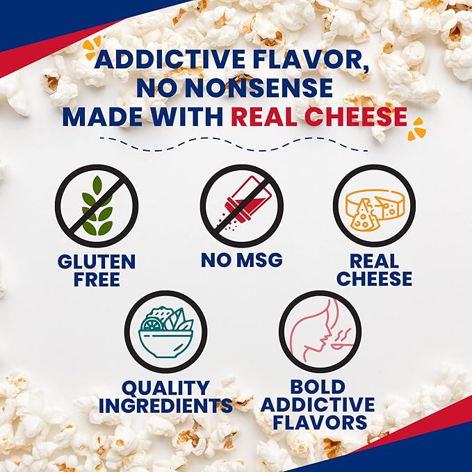 Tasty Bomb Popcorn Seasoning Pack, Keto Friendly, Gluten Free Popcorn Seasoning, Popcorn Seasonings Powder For Gifting, Pack of 4- Sour Cream & Onion, Garlic Parmesan, Dill Pickle, Cheesy Jalapeno