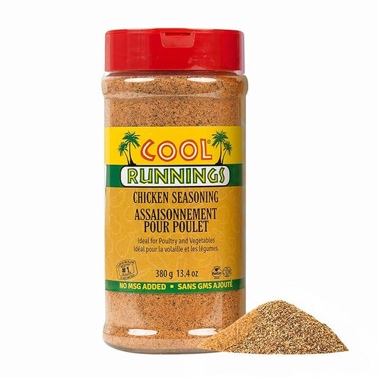 Cool Runnings Chicken Seasoning 380g ??Bold and Savory Blend for Marinating, Roasting, Grilling, and Frying Chicken, Perfect for BBQ and Oven-Baked Dishes