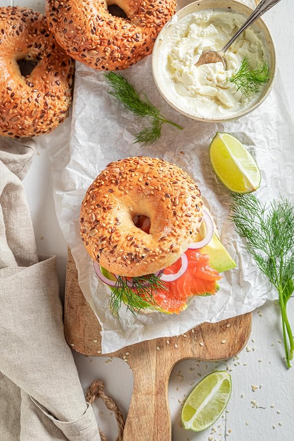 A Blend Above Everything Bagel Dip Mix, 3 Packs, 1 oz. Each, Makes 16 Ounces, Gluten-Free, No MSG, All Natural, No Preservatives, Vegan Friendly, Keto Friendly, Vegetable Dip, Chip Dip, Low Carb, Easy to Make