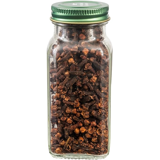 Simply Organic Whole Cloves, 2.05 Ounce Jar, Hand-Selected, Intensely Aromatic & Richly Flavored, Non GMO, Non ETO