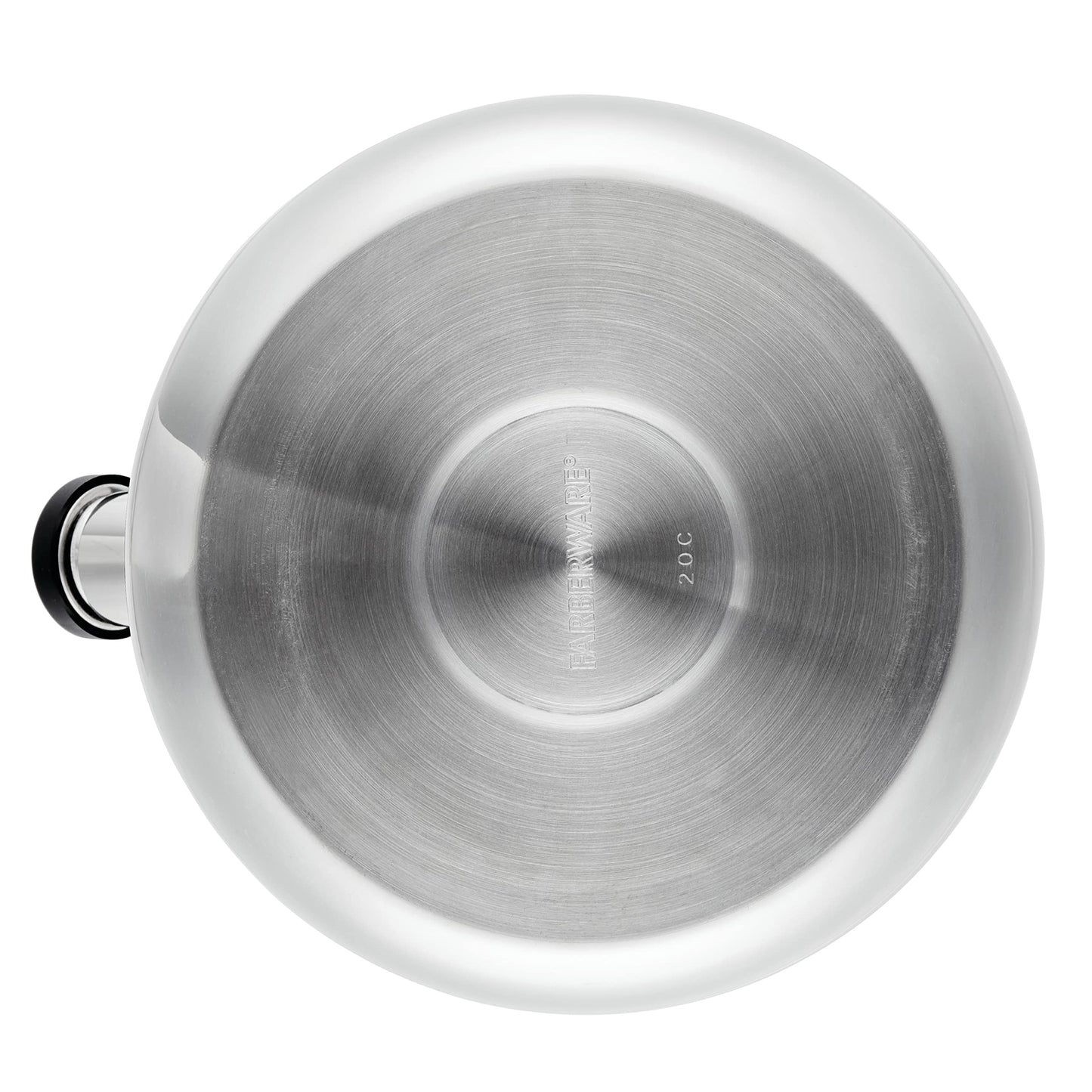 Farberware Stainless Steel Whistling Tea Kettle for Stovetop, 2.3-Quart