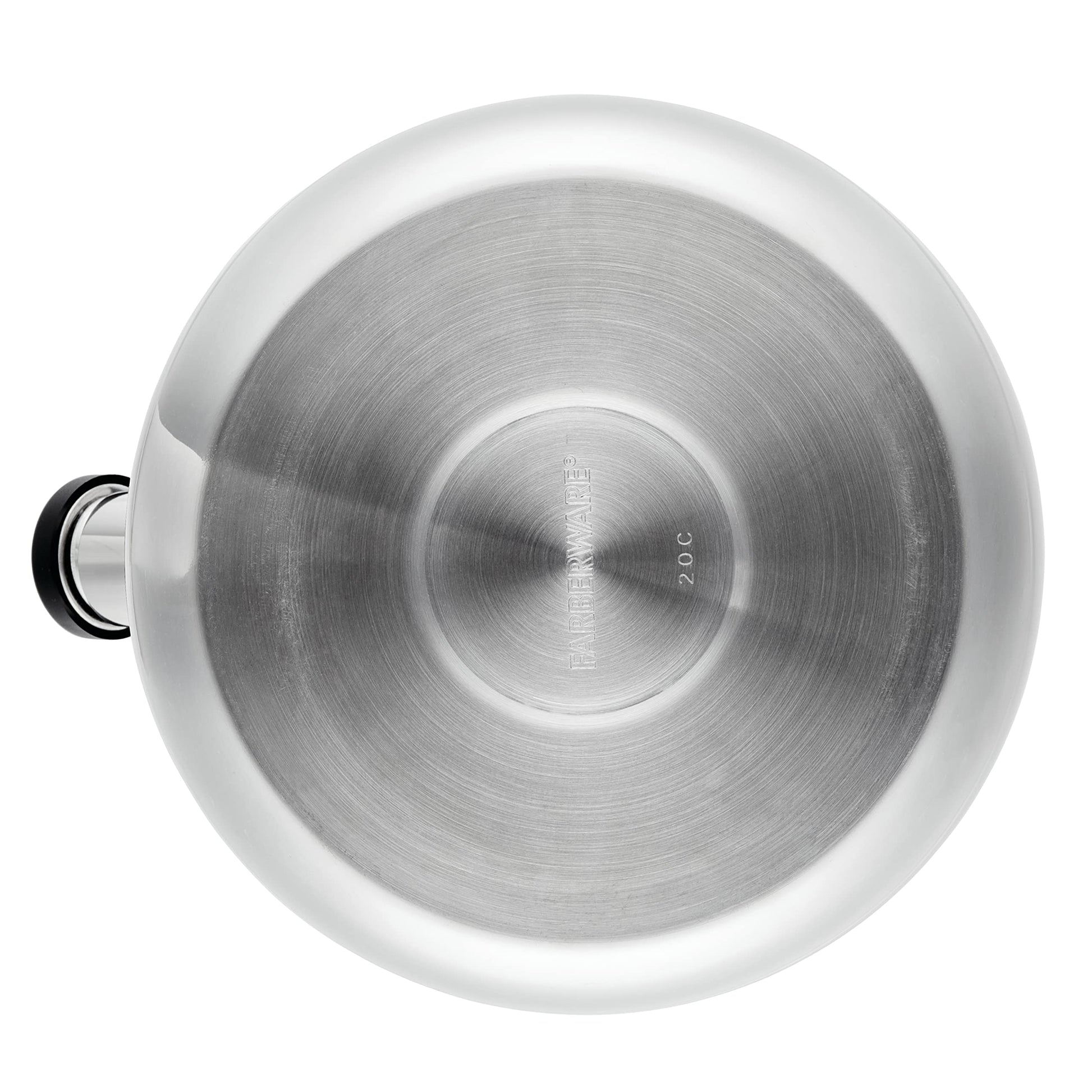 Farberware Stainless Steel Whistling Tea Kettle for Stovetop, 2.3-Quart