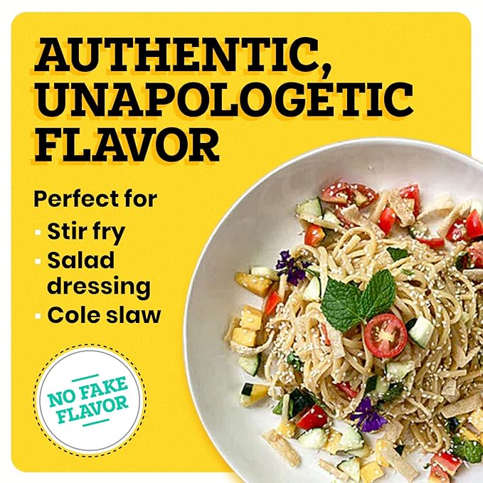 Pretty Thai Peanut Sauce, Gluten Free Certified Non-GMO Vegan Authentic Stir Fry, Dressing, Rice Seasoning, Condiment & Dipping Sauce, 100% Natural (Pack of 6)