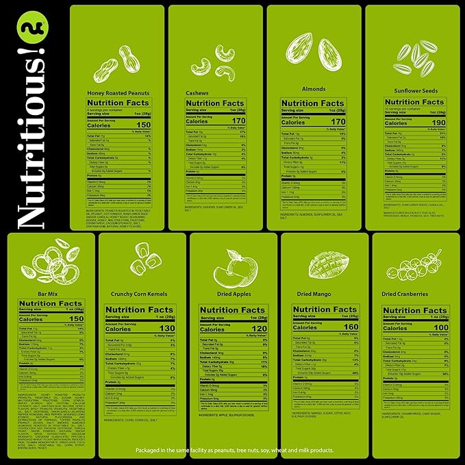NUT CRAVINGS - Diwali Dried Fruit & Mixed Nuts Basket in Green Box (9 Assortments of 4 oz, 2.25 lb) Food Arrangement, Healthy Snack Care Package, Food Assortments