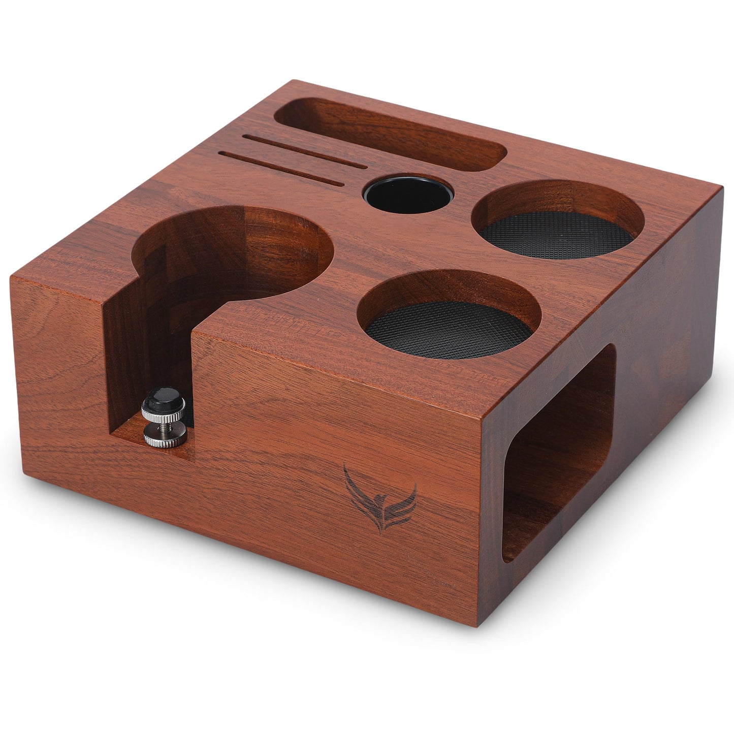 KNODOS 54mm Espresso Tamping Station For Breville Espresso Machine Accessories Rosewood Tamper