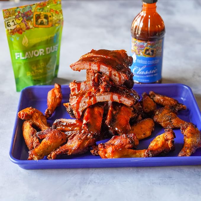 Melissa Cookston Flavor Dust | Chicken Wing Coating & Wing Dust for BBQ and Cooking | Award Winning & Competition Style Barbecue Dry Rub | Garlic Parmesan, 6 Oz