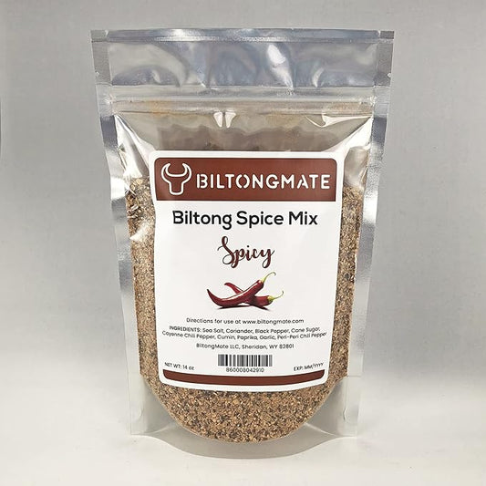 BiltongMate Biltong Spice Mix (Spicy) 14oz