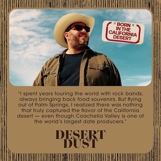 Desert Dust Savory Seasoning ??Organic Date Sugar Gourmet Blend | Smoky, Sweet & Low-Glycemic | All-Purpose Rub for Chicken, Fish, Veggies & More | Gluten-Free, No MSG, No Brown Sugar (24oz)