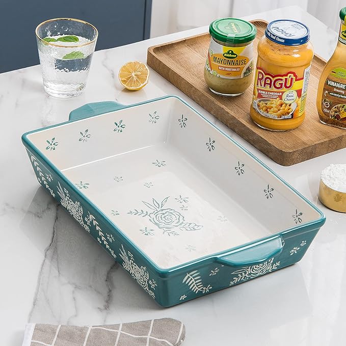 Wisenvoy Casserole Dishes For Oven Baking Dish Ceramic Casserole Dish Lasagna Pan Baking Dishes For Oven Baking Dish Set