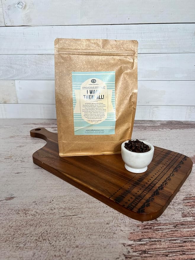 Coffee Beanery I Want Them All Coffee Pod Variety Pack (20ct) - Gourmet Flavored Coffee Pods