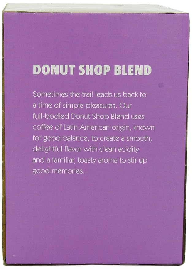 Caza Trail Coffee, Donut Shop Blend, 24 Single Serve Cups