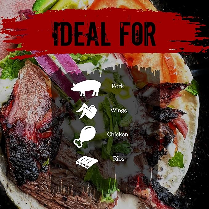 Angus & Oink | Dirty Cow Beef BBQ Rub | Bold Flavour for Brisket & Beef Ribs | Perfect for Low & Slow BBQ | Coffee-Infused Bark Maker | Gluten-Free | 220g