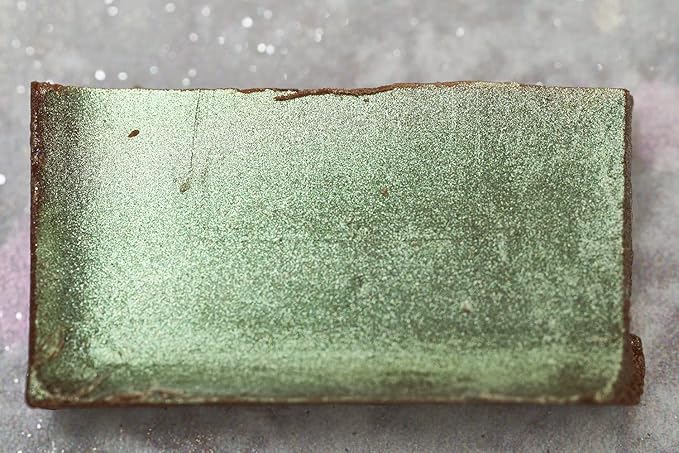 Luster Dust - Green Iridescent (4g 1x Jar) | Edible Vegan Dust & Paint for Cake Decorating, Ice Cream, Desserts, Cocktails and Beverages by Bakell