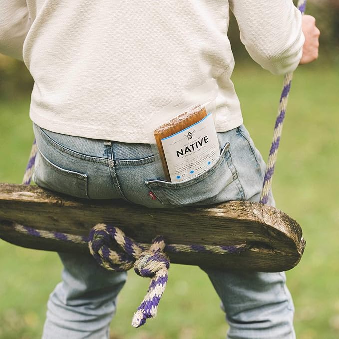 Homestead Honey Native Sticks 100 Count - Pure Wildflower - Individual Packets - Unfiltered Snack for Kids, Hiking, and Tea - Natural, No Additives - 8.25x6x1.25 inches