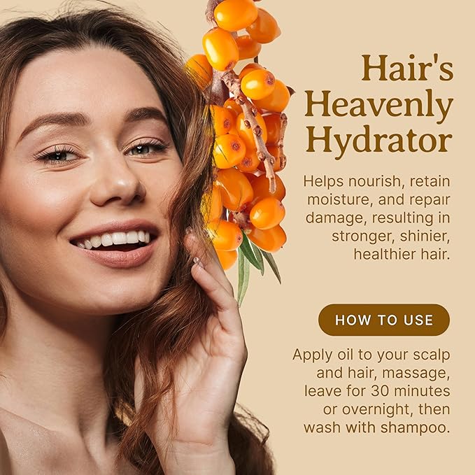 Bella Terra Oils Pure Sea Buckthorn Oil ??1gallon, Enhances Hair and Skin Appearance, Rich in Nutrients, Non-Greasy, Quick Absorbing
