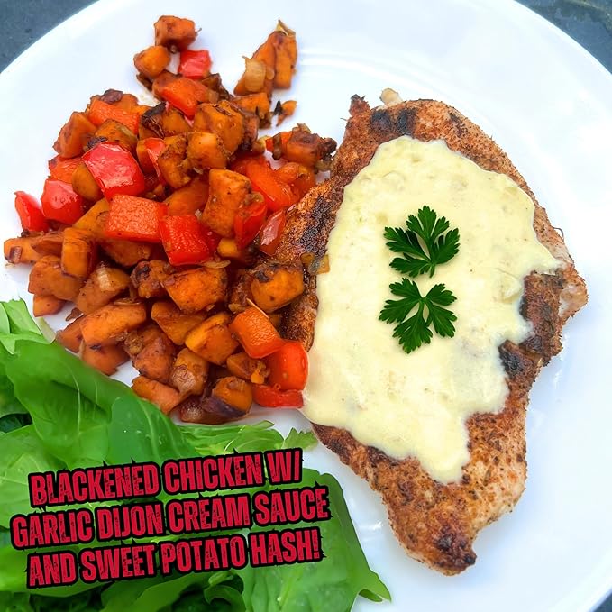 Runnin??Wild Signature Blackened Seasoning ??Irresistible Cajun Spice Blend for Chicken, Salmon, Shrimp & Fish | Bold & Flavorful Gourmet Blackening Rub, No Artificial Flavors or MSG added - 4.8oz