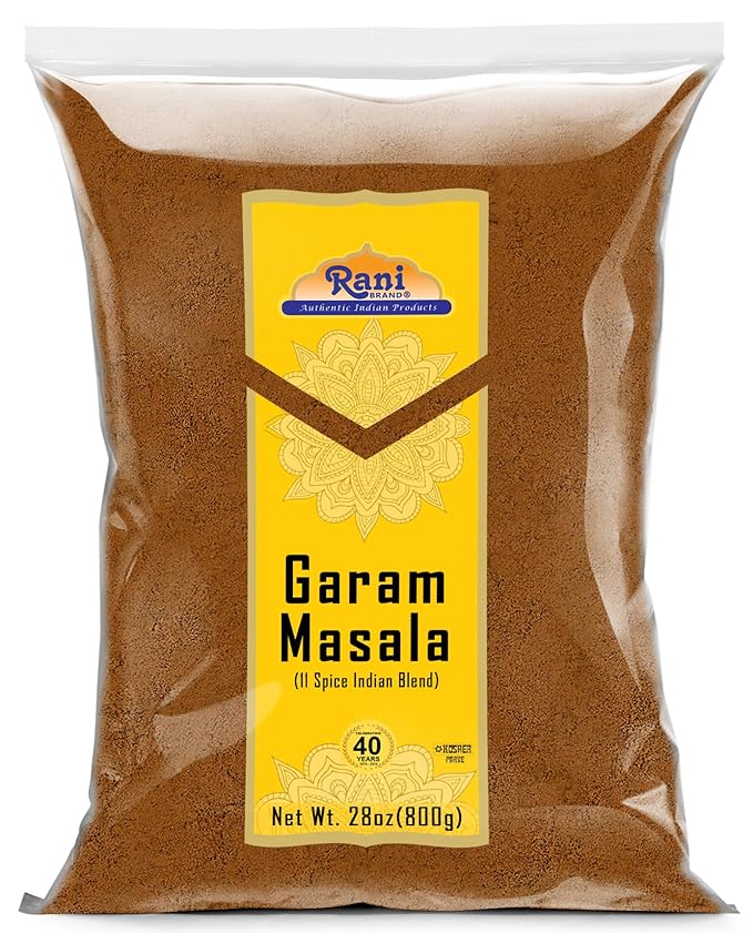 Rani Garam Masala Indian 11-Spice Blend 28oz (800g) ~ All Natural, Salt-Free | Vegan | No Colors | Gluten Friendly | NON-GMO | Kosher | Indian Origin