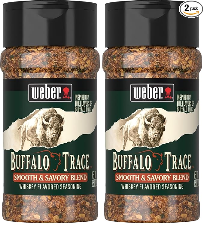 Weber Buffalo Trace Whiskey Flavored Seasoning, 3.5 Ounce (Pack of 2)