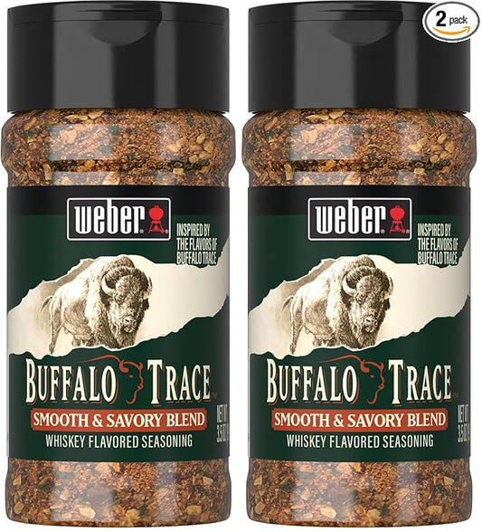 Weber Buffalo Trace Whiskey Flavored Seasoning, 3.5 Ounce (Pack of 2)