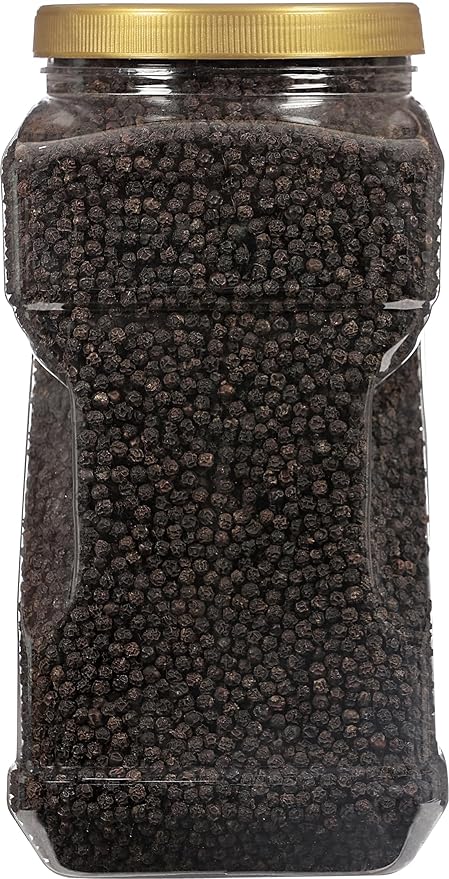 Rani Black Pepper Whole (Peppercorns), Premium MG-1 Grade 80oz (5lbs) 2.27kg Bulk PET Jar ~ All Natural | Gluten Friendly | Non-GMO | Kosher | Product of Vietnam | Perfect size for Grinders!