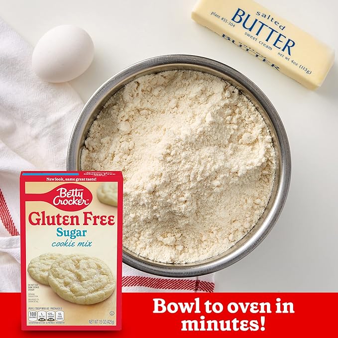 Betty Crocker Gluten Free Sugar Cookie Mix, 15 oz. (Pack of 6)