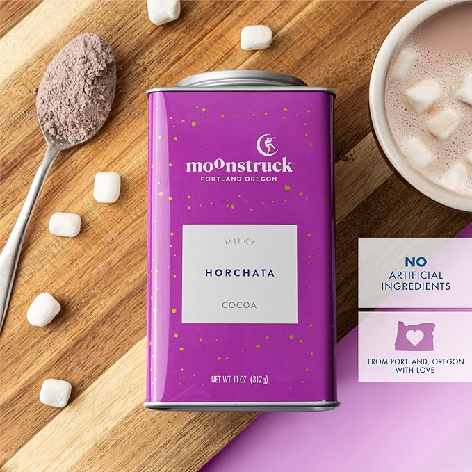 Moonstruck Chocolate Horchata Hot Cocoa Mix, 11oz (Pack of 1)