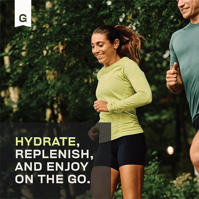 Gainful Hydration + Caffeine Packets with Key Electrolytes Magnesium & Sodium + L Theanine, Low Sugar Drink Mix, Lemon Lime, 21 Sticks