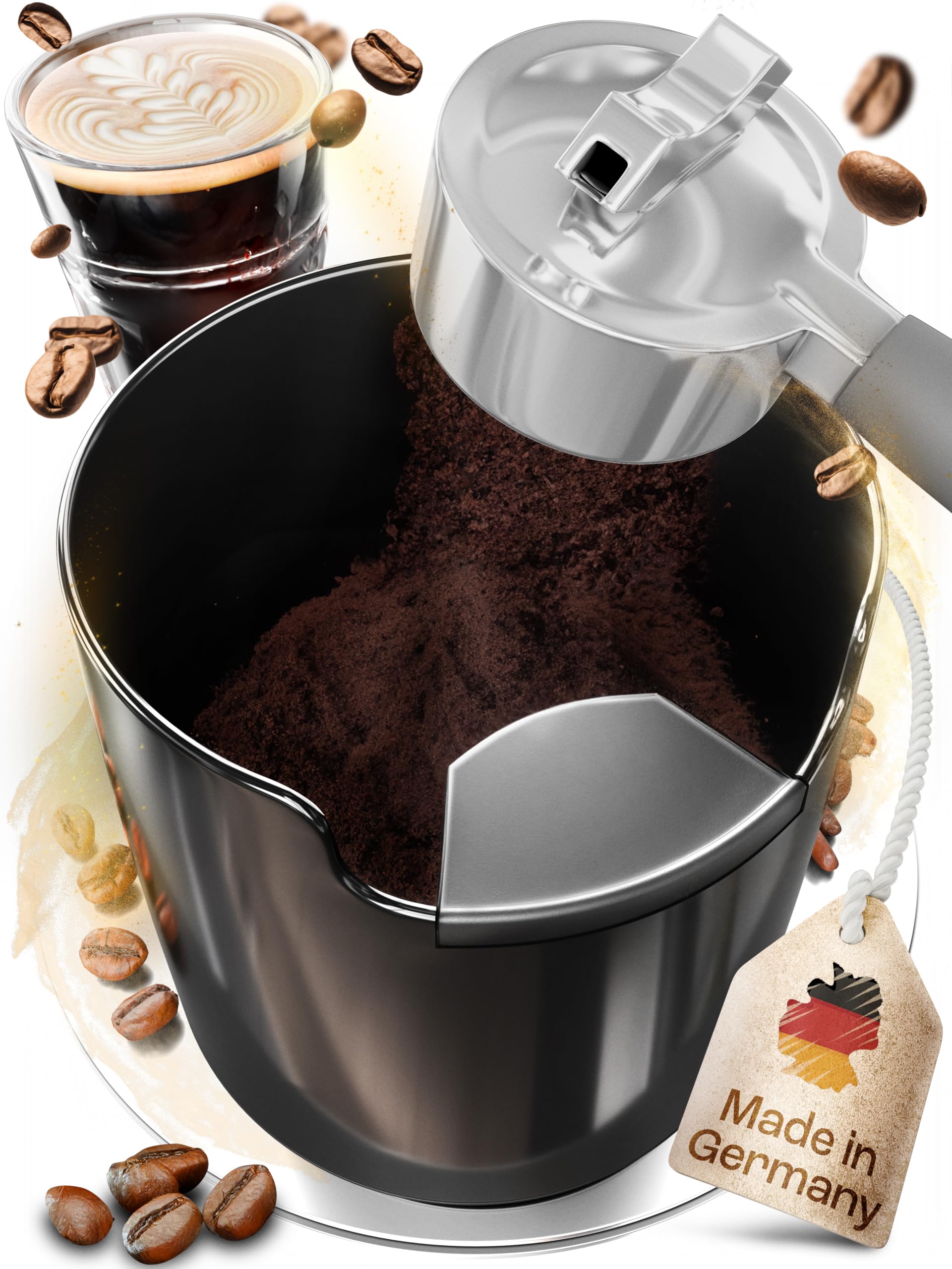 homeffect Knock Box for Coffee Grounds - Innovative Barista Accessory with Improved Handling