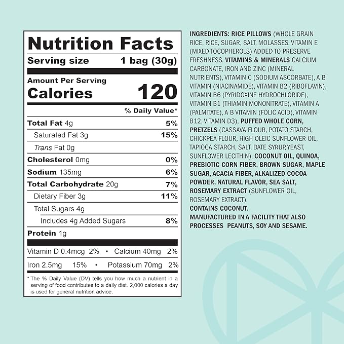 Marimix Snack Mix | Crunch Baked Sweet & Salty Savory Plant Based Naturally Gluten Free Whole Grain Fiber Charcuterie Pretzel Trail Party Mix | No Artificial Ingredients | 12 Count (Mini Chocolatey Sea Salt)