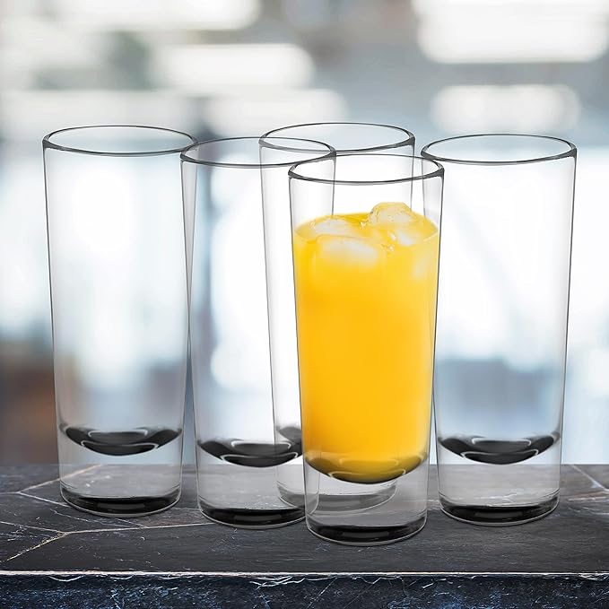 DISCOUNT PROMOS Cordial Shooter Shot Glasses 2 oz. Set of 10, Bulk Pack - Great for Birthdays, Parties, Indoor & Outdoor Events - Black