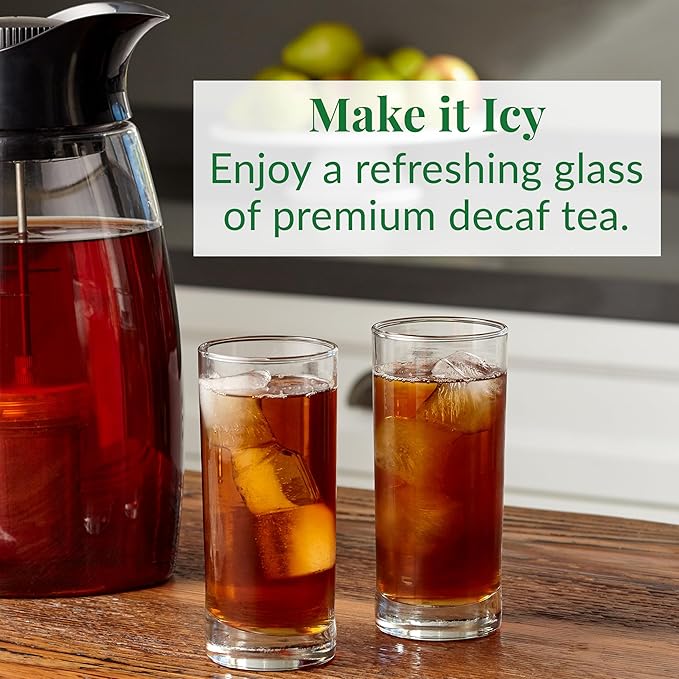 The Republic of Tea ??Decaf Blackberry Sage Black Tea Tin, 50 Tea Bags, Environmentally- Friendly Decaffeinated Tea