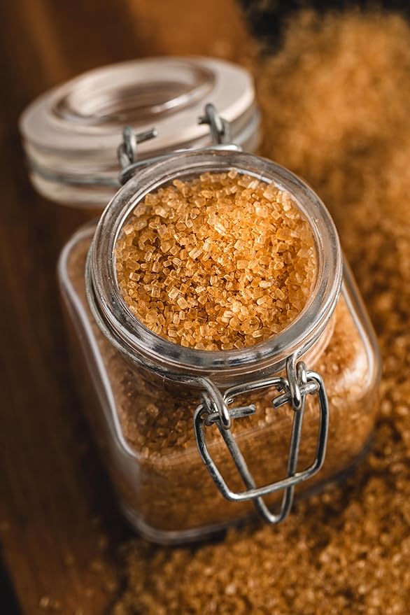 India Tree Demerara Sugar, 1.75 lb | Vegan, Non-GMO, Gluten-Free and Fair Trade Unrefined Cane Sugar with Rich Molasses & Crunchy Crystals from Mauritius