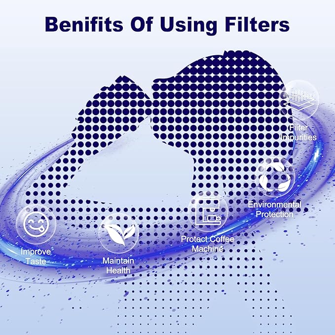 Replacement Water Filter for Breville Espresso Machine Barista Touch BES880, Barista Pro BES878, Oracle Touch BES990, Oracle BES980, Dual Boiler BES920 Bambino ClaroSwiss Sage, 8 Pack