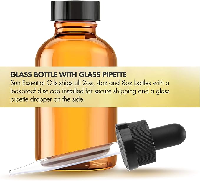 Sun Essential Oils Geranium Essential Oil 16oz - Aromatherapy Oil for Diffuser, and Stress Ease