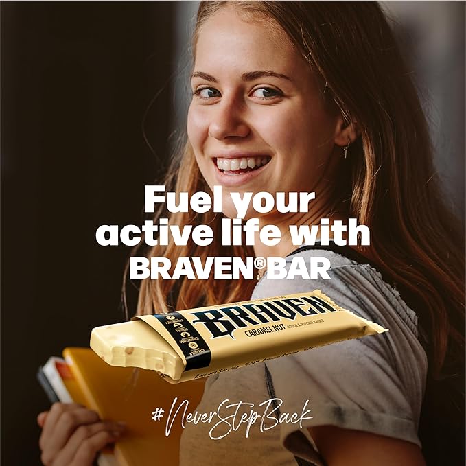 Braven Bar Variety Pack Energy Bars (1.59 oz, Pack of 10) ??Energy Chews with 5g Protein ??On-the-Go Snacks for Running, Hiking, and Sports - Gluten Free Snacks for Sustained Boost