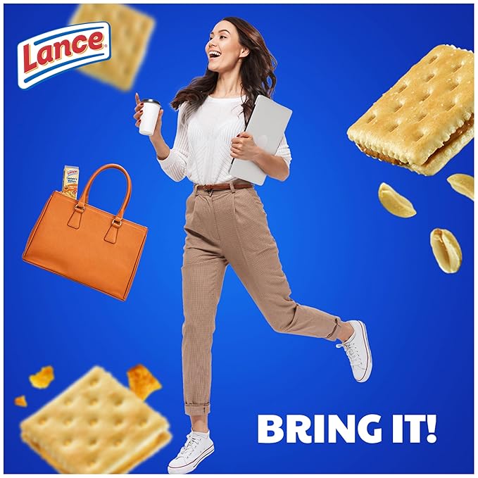 Lance Sandwich Crackers, Captain's Wafers, Variety Pack, 8 Individual Packs, 6 Sandwiches Each