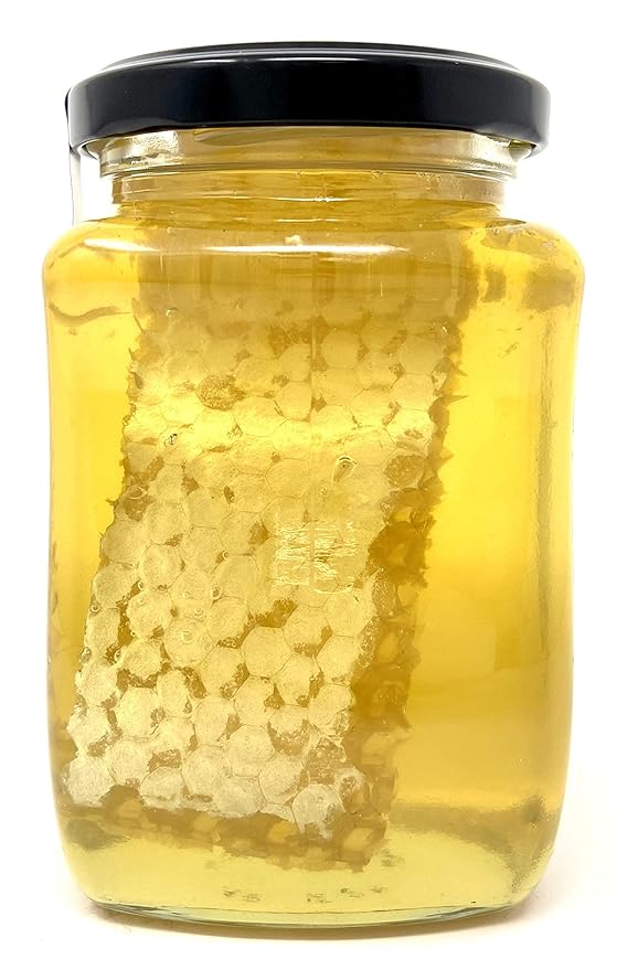 TAJ All Natural Raw Turkish Honeycomb with Honey | 100% Pure | 500g